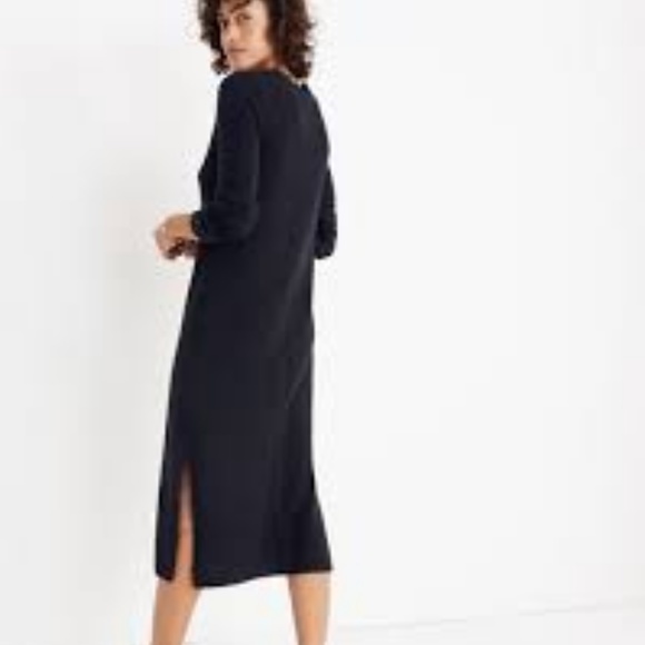 madewell midi sweater dress
